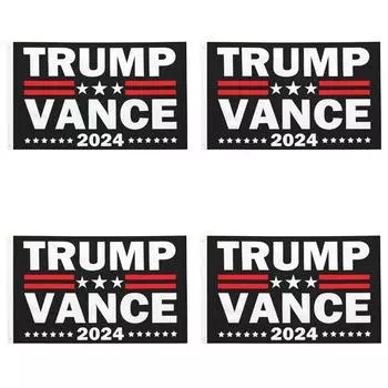 3x5 футов Дональд Трамп Флаг 2024 года Сверхмощный флаг президента Трампа (Трамп Вэнс)