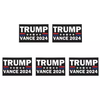 3x5 футов флаг Дональда Трампа 2024 сверхмощный флаг для стрельбы по Трампу для использования в помещении и на открытом воздухе (И)