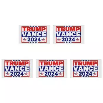 3x5 футов флаг Дональда Трампа 2024 сверхмощный флаг для стрельбы по Трампу для использования в помещении и на открытом воздухе (С)