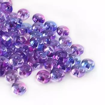 3X6Mm High-Quality Glass Rice Bead Abacus Loose Beads Diy Handmade Beaded Bracelet Necklace Jewelry Accessories 10G (about 55 pieces)