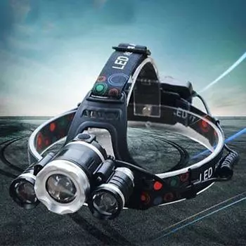 3x 1pcs Cree Led Xml T6 Waterproof 20000 Lumens Headlamp Led Flashlight Torch