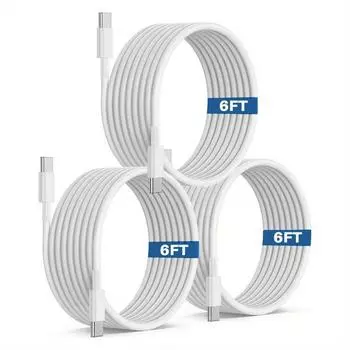 3X 60 Вт Type C кабель быстрой зарядки PD USB C-C для iPhone 15/iPad Pro/Macbook United States