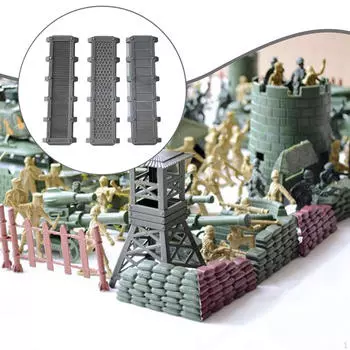 3x Connecting Hill Gifts Scenery Multifunctional Miniature Battlefield Model