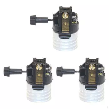 3x E26 патрон для лампы лампочка DIY приспособление розетка для балкона