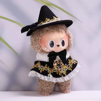 3x Fashion Dolls Cloak and Hat Bow Tie Costume Accessory Miniature Clothes for 6.7inch Girl