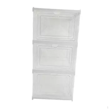 3x контейнера для хранения кроссовок для обуви, витрина, органайзер для каблуков