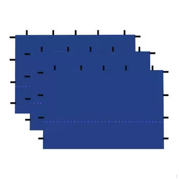 3x Мгновенный тент Боковые стенки Выдвижные боковые стенки Панели Водонепроницаемая ткань Оксфорд 210D
