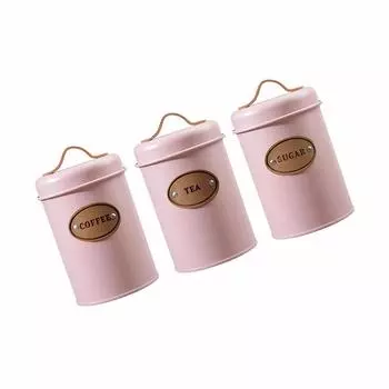 3x многофункциональный кухонный контейнер для чая, кофе, сахара, сохраняющий свежесть продуктов