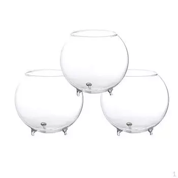 3x прозрачная стеклянная ваза для цветов, микро-сделай сам, пейзажная бутылка-террариум