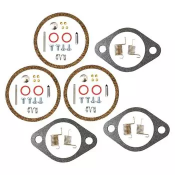 3x Ремкомплект для карбюратора 809735A1 Для лодочного мотора Mercury Force 90 95 л.с.