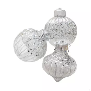 3x Рождественские елочные подвесные украшения Шары Украшения Декоративные рождественские шары Безделушки для