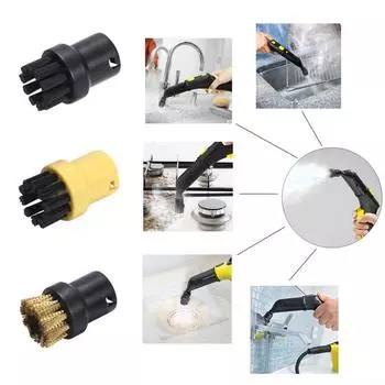 3x щетка для чистки паром для Karcher SC1 SC2 SC3 SC4 SC5 SC6 SC1.402 Запчасти