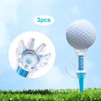 3x Т-образные клюшки для гольфа с магнитным креплением и низким коэффициентом трения для занятий спортом 80MM синий