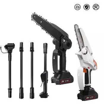 4000 об/мин 6-дюймовая бесщеточная телескопическая цепная электрическая пила с регулируемой высотой, аккумуляторная портативная пила для обрезки, электроинструмент
