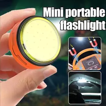 4000LM MINI High Power LED Camping Light перезаряжаемый с магнитным основанием для палатки на открытом воздухе портативный аварийный фонарь для походов 1PCS