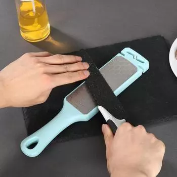 400/1000# Новый многофункциональный точильный камень Креативный двухсторонний золотой стальной точильный брусок для кухни Гаджеты 400 1000 синий