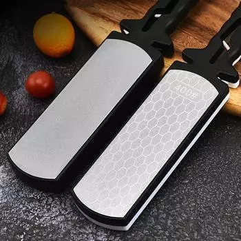 400 1000 зернистость алмазный точильный камень ручная двухсторонняя точилка 5 в 1 сотовая поверхность точилка для ножей слот для ножниц