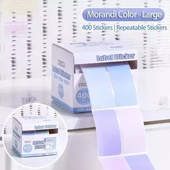 400/1400PCS Fully Adhesive Drawer Self-Stick Notes Index label Name Stickers School Office Large B-400PCS