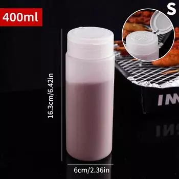 400/600 мл прозрачная пластиковая банка для специй с крышками-шейкерами кухонные контейнеры для приправ барбекю на открытом воздухе кухонный инструмент для хранения специй S