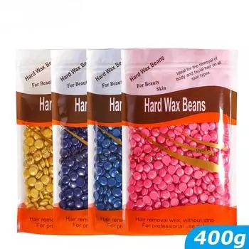 400 г/500 г восковые бобы для удаления волос, твердые восковые бобы, восковые шарики для депиляции, горячая пленка для всего тела