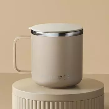 400 мл/13,5 унций чашка для молока и кофе из нержавеющей стали с двойными стенками, термоизолированные кружки и стаканы для воды, металлическая кружка для кофе 400ml