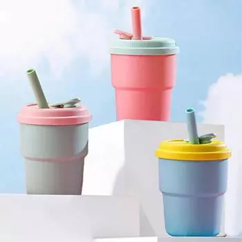 400 мл бутылка для питьевой воды пластиковая дорожная кружка для детей и студентов подарочная кружка для кофе зелёный