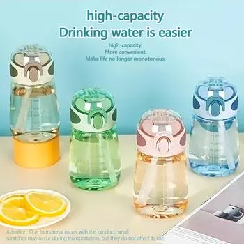 400 мл детский прозрачный спортивный чайник с трубочкой кофейная чашка чайная чашка пластиковая бутылка для спорта на открытом воздухе кемпинговые принадлежности