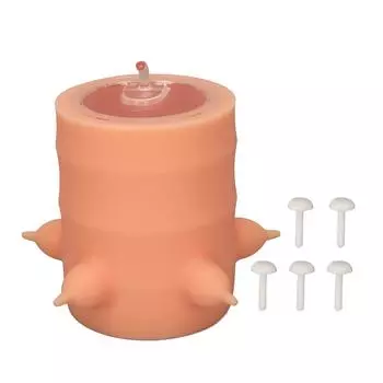 400 мл кормушка для домашних животных с несколькими сосками, мягкая силиконовая миска с широким калибром и крышкой для