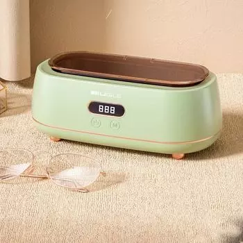 400 мл машина для очистки 48 кГц ультразвуковая мини-машина для ультразвуковой очистки ювелирных изделий стеклянная бритва устройство личной гигиены us белый