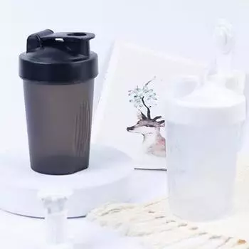 400 мл протеиновый шейкер с шариком для смешивания, герметичный дизайн, спортивный шейкер, легкая пластиковая бутылка-блендер 400ML оранжевый