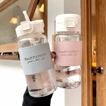 400 мл противоожоговая крышка для питьевой бутылки с одним ключом, отличная школьная офисная минималистичная чашка для воды для кофе розовый