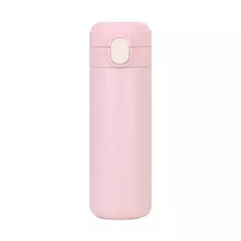 400 мл вакуумная бутылка-термос, бутылка для термальной воды, портативная герметичная бутылка из нержавеющей стали, вода розовый