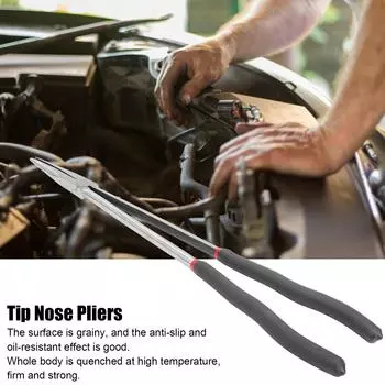 400 мм/16 дюймов сверхдлинные плоскогубцы с кончиком носа и длинной ручкой Craft RepairingTool инструмент сталь + пластик