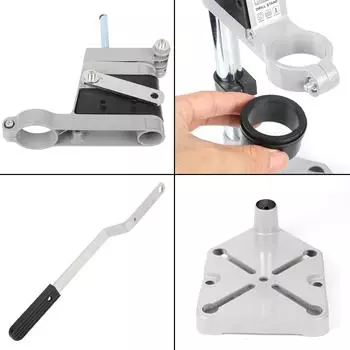 400 мм настольная дрель стойка основание рама держатель дрели электрошлифовальная машина аксессуары для деревообрабатывающего вращающегося инструмента кронштейн для электродрели чёрный