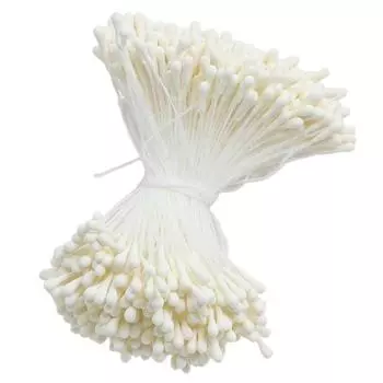 400 шт. 2 мм Moulti Options искусственный цветок тычинка жемчужный цветочный пестик для свадебной вечеринки украшение дома DIY аксессуары One Size бежевый