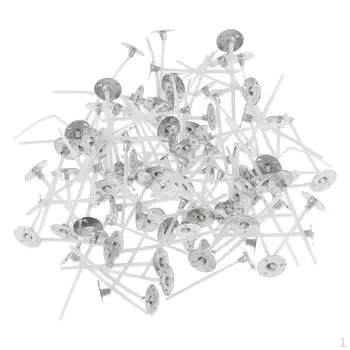 400 шт., 30 мм, 35 мм, фитиль для свечей, предварительно вощеный, с низким дымообразованием