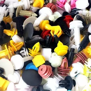 400 шт. Автомобильные смешанные универсальные клипсы-фиксаторы для обшивки двери, панели, самозажимные пистоны для бампера, фиксаторы, защелки для крепления крышки двигателя, крыла