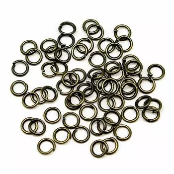 400 шт. кольцо для прыжков, компоненты ювелирных изделий, аксессуары, цвет античной бронзы, железо 0,5х3 мм