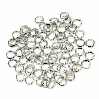 400 шт. кольцо для ювелирных изделий, аксессуары, родиевое железо 0,5х3 мм