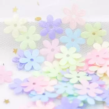 400 шт., нашивки из смешанной ткани, весенние цветочные аппликации для одежды для девочек, принадлежности для рукоделия, зажимы для рукоделия, бант, изготовление карт разноцветный
