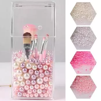 400 шт./пакет стильные блестящие визуальные эффекты легкие украшения для ногтей блестящие искусственные жемчужины аксессуары для дизайна ногтей для салона B