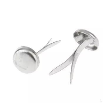 400 шт. серебряные шплинты, застежки для бумаги, украшения для скрапбукинга