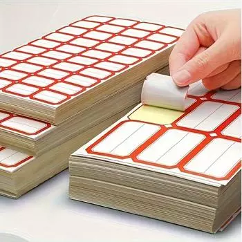 400 шт. универсальных бумажных этикеток, самоклеящиеся рукописные бирки для классификации цен, дат еды, организации кухни - 10 листов 10pcs