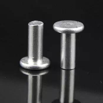 400 шт. заклепки M2/M2,5, маленькие толстые алюминиевые заклепки с плоской головкой, комплект твердых заклепок B