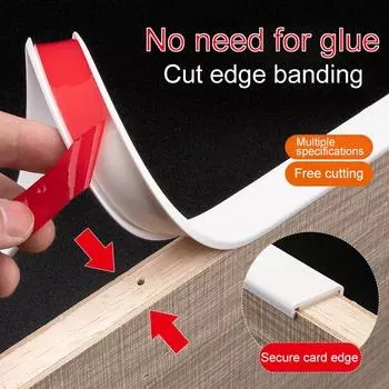 400 см/рулон ПВХ уплотнительная лента самоклеящаяся кромка декоративная мебель шкаф