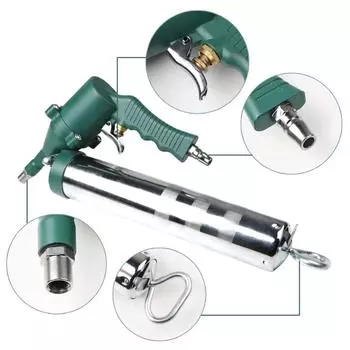 400CC пневматический смазочный пистолет портативный пневматический компрессор насос смазочный пистолет для смазки различных автомобилей экскаваторов и судов CHINA