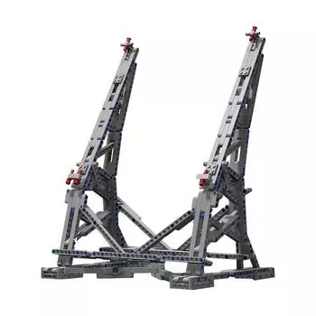 407 шт. конструктор Huazhi MOC-10219 Вертикальная подставка Efferman для Millennium Falcon 75192 Сделано в Китае