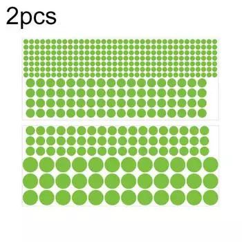 407 шт светящиеся точечные наклейки на стену светящиеся наклейки для дома и спальни фон зелёный