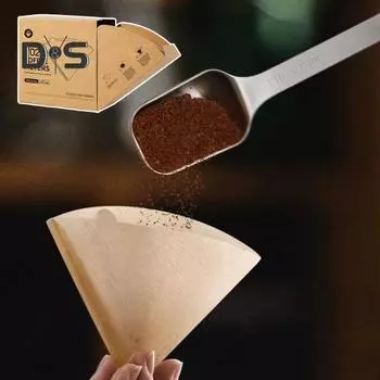 40/100 шт. конусообразных бумажных фильтров для кофе на 1-4 чашки V-образный дизайн одноразовые бумажные фильтры для кофе V01/V02 фильтры для кофе S 40pcs