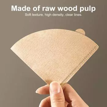 40/100 шт. конусообразных бумажных фильтров для кофе для 45295 чашек V-образный дизайн одноразовые бумажные фильтры для кофе S 40pcs